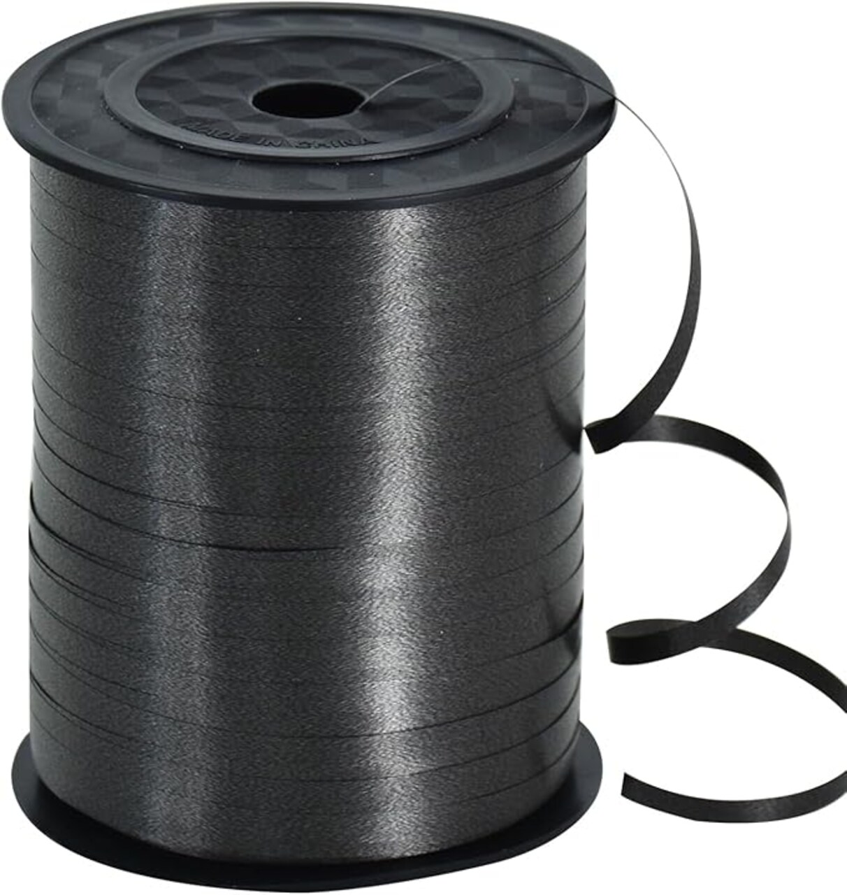 500 Yards Black Curling Ribbon – Bulk Balloon String & Ribbon for Gift Wrapping – High-Shine Metallic Finish for Art & Crafts, Bows, Christmas, New Year’s Eve, Graduation & Birthday Party Supplies